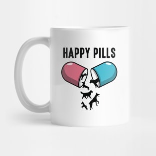 Happy Pills Dogs Mug